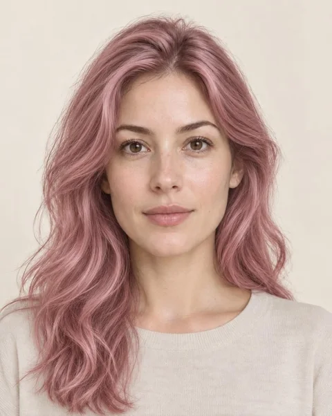 After: Pastel pink